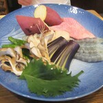 旬彩 天ぷら 心来(しんら） - 本日の素材。　　　　　　　2020.01.17