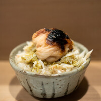 うを徳 - 2020.1 カニ白子丼（カニミソで和えた松葉蟹＋トラフグ白子）