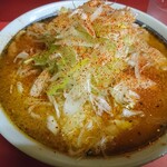 ラーメン二郎 - 小ラーメン、つけ味変更、ネギ
      野菜抜き、にんにく、あぶら