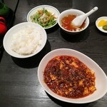 Ryourikou Bou Mampuku Hanten - 四川麻婆豆腐定食