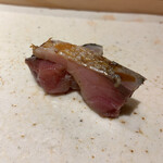 すし岩瀬 - 鯖の炙り