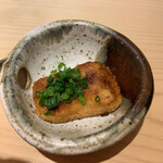 すし岩瀬 - 水蛸の白子の炙り