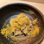 すし岩瀬 - 毛蟹と唐墨の混ぜご飯
