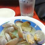 대중주바 민슈토우 시 에키마에 시부 - 다른 날의 조개 버터와 물로 희석한 음료