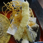 烏賊天ぷらざる蕎麦