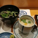 葵すし - お椀＆茶碗蒸し