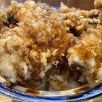 光村 - 添え物丼
      かき揚げ丼に穴子プラス