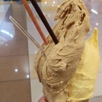 ポーラーベア アリオ倉敷店 - ﾀﾞﾌﾞﾙｺ-ﾝ390円☆ｶﾌｪﾗﾃとかぼちゃ☆ﾎﾟｯｷ-の日なのでﾎﾟｯｷ-付きでした☆11/11