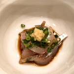 高鮨 - 鯵 生姜醤油