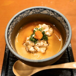 高鮨 - 鱈白子の茶碗蒸し
