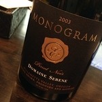 CONEXTION - Domaine Serene "MONOGRAM" PINOT NOIR 2003