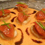 ナチュラルクイーン - ホタテと雲丹の前菜