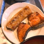 炉ばた焼き 酒肆 大関 - マグロ中落ち定食　９００円