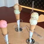 BABBI GELATERIA KYOTO - あまおう、クッキークリーム、ピスタチオマスカルポーネ、ピスタチオ、ティラミス