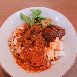 晴耕雨読 - ②汁なし味噌担々麺(¥900)