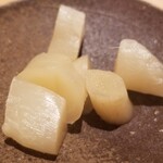 鮨 さかい - ◯ガリ
      サッパリ系の味わい。
      これも好みです。