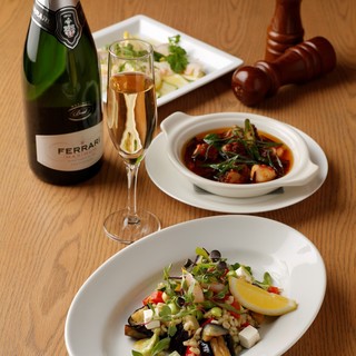 【ランチ】選べるメインディッシュ付きショートコース