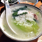 千鳥の荘 風の樹 - 夕食（サムゲタン風スープ）