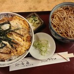 そば処 田中屋 - かつ丼ミニそば(温)