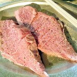 焼肉 はせ川 - 柔らかひれ肉焼き
