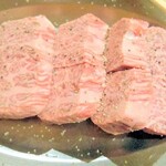 焼肉 はせ川 - 厚切りミスジ