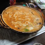 芝安 - お出汁2人前に麺6人前は、ちょつときつかた(笑)