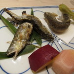 くろぎ - 琵琶湖産稚鮎・揚げ一丁・焼き二丁　こしあぶら