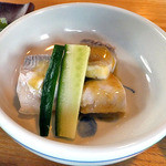 千鳥の荘 風の樹 - 朝食（フカの酢味噌がけ）
