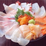 海鮮お刺身丼