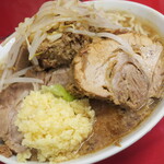 ラーメン二郎 - ラーメン小＋ニンニク多め