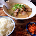 肥後橋ラーメン亭 - ラーメン定食