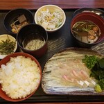 郷土料理 五志喜 - 宇和島鯛めしランチ