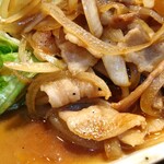 小料理野本 - 生姜焼きのアップ