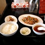 真心 - 日替り・鳥肉団子の野菜あんかけソースランチ