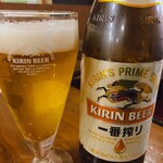 餃子家 龍 - 瓶ビール