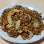 台湾料理 百味鮮 - 『 海鮮黒いソース炒飯 』