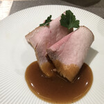 銀座 大石 - 岩中ポークのロースト。