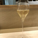 銀座 大石 - 私はシャンパン。