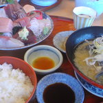 ２０００円の定食の全体