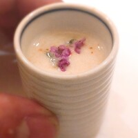 鮨 光史郎 - 虎河豚の白子 すりながし様
                      うん♡白子は飲み物だったんですね
