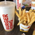 Burger King - ドリンクとポテト