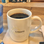 E PRONTO - ブレンドコーヒー297円、モーニングセットA154円