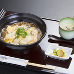 Mangekyou - 【和食ランチ】期間限定　三陸産牡蠣の卵とじ蕎麦