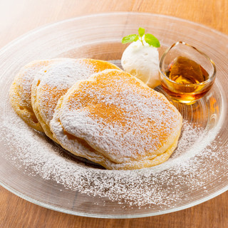 素材にとことんこだわったパンケーキ
