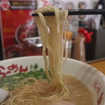 筑豊ラーメン山小屋 - ラーメンの麺