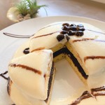 ちゅら海カフェ かふぅ - どらレアパンケーキ