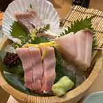 庄や - お刺身盛り合わせ