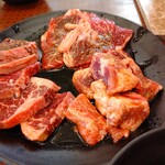 七輪焼肉 安安 - 【2020.1.21(火)】牛ざんまいセットの肉