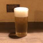 Gane Sha - ランチビール（グラス）300円