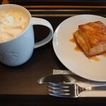 STARBUCKS COFFE - ラテ＆ビスケット